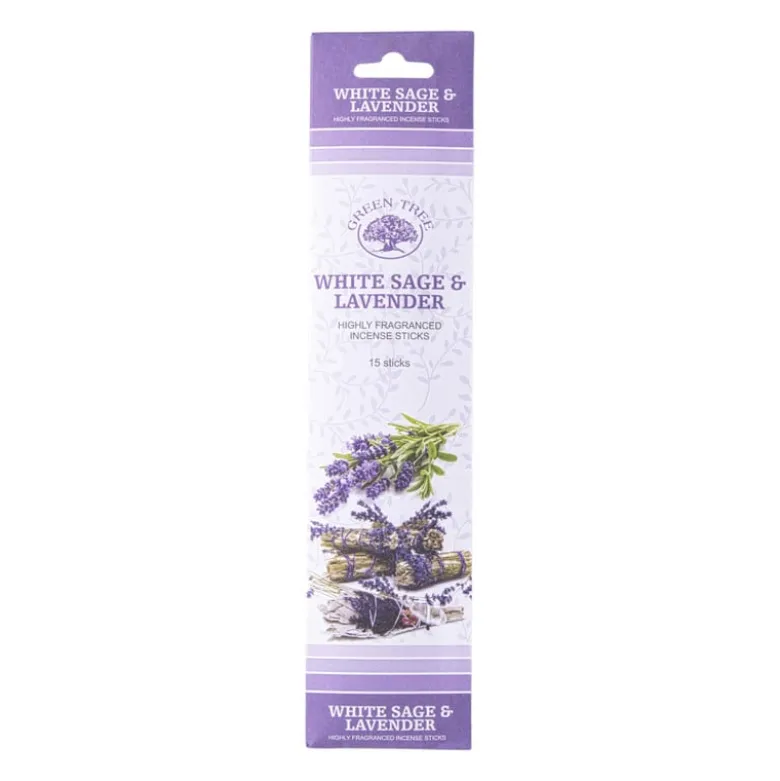 Wierooksticks white sage & lavendel - 15 stokjes