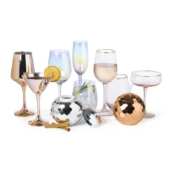 Wijnglas koper - koperkleurig - 450 ml