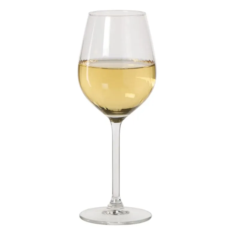 Wijnglas plisse klein - transparant - 380 ml
