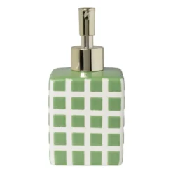 Zeeppompje blokjes - groen/wit - 15.8x7x7 cm