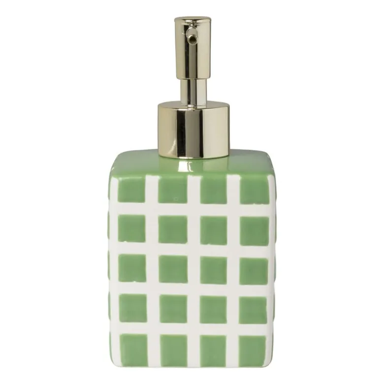Zeeppompje blokjes - groen/wit - 15.8x7x7 cm