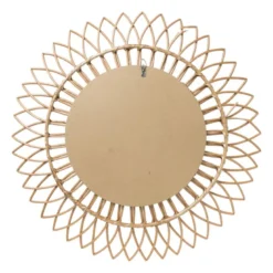 Zonnespiegel rotan - ø76 cm