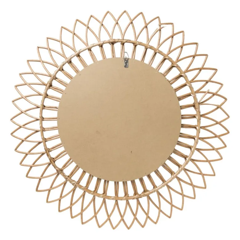 Zonnespiegel rotan - ø76 cm